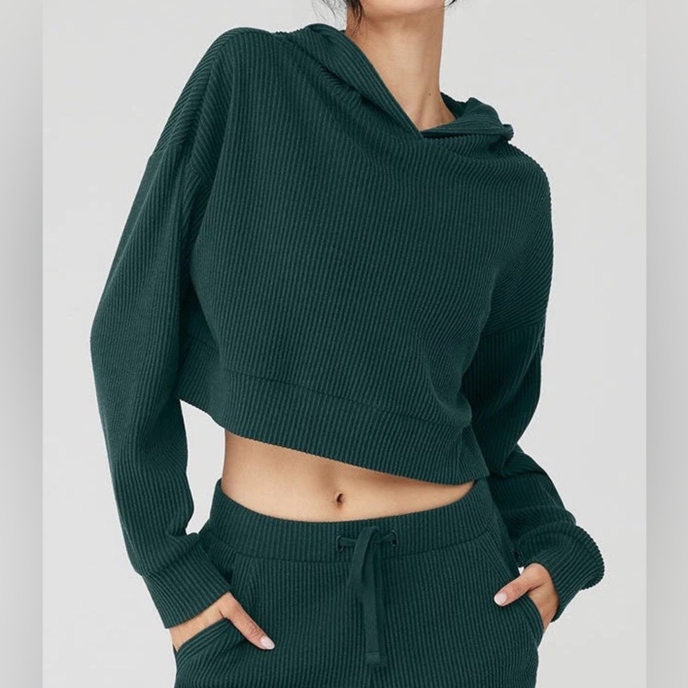 Alo muse hoodie - emerald - limited edition
